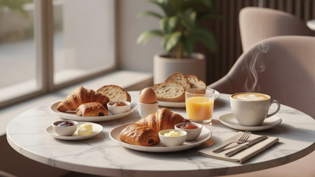 European breakfast Bangalore featuring popular continental dishes served at local cafes