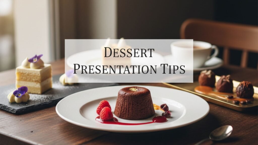 Dessert presentation tips for beautifully plated desserts that impress